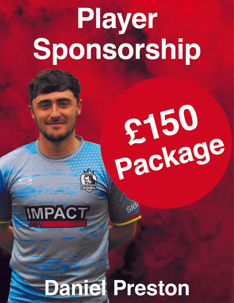 Danny Preston  HOME  Player Kit Sponsorship  Package 2
