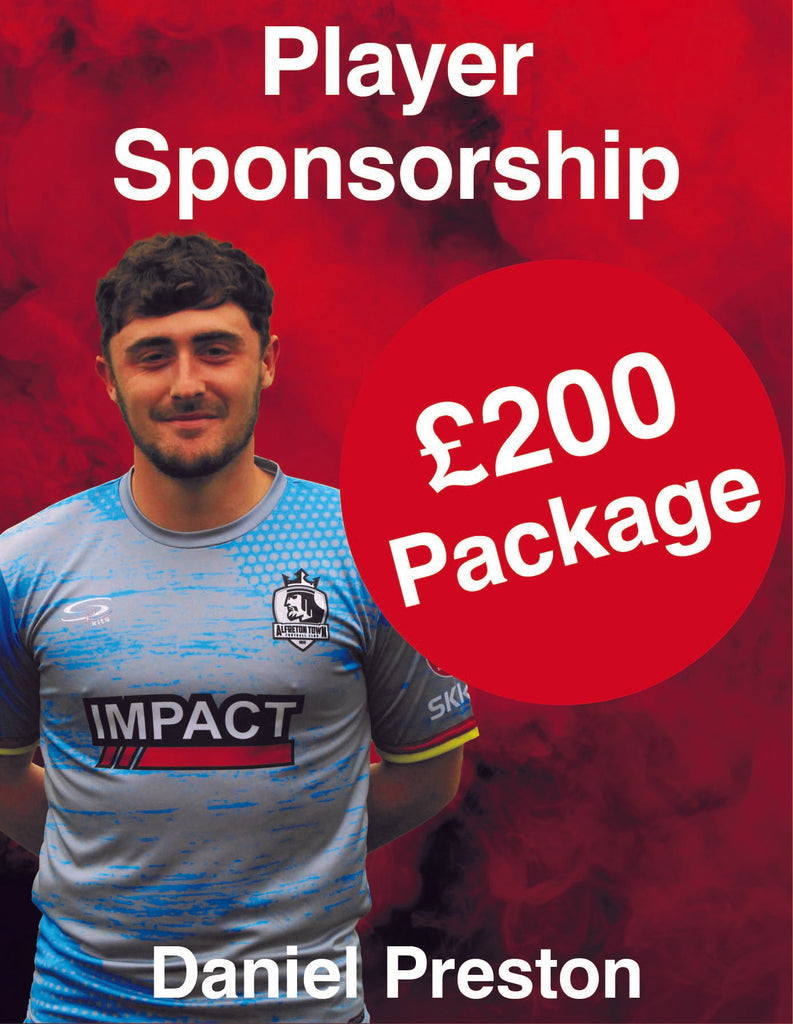 Danny Preston  HOME  Player Kit Sponsorship  Package 3