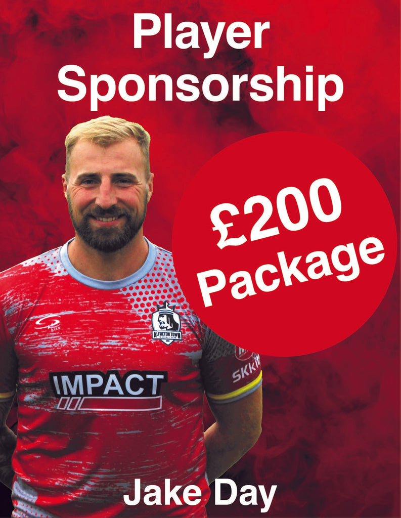 Jake Day  AWAY  Player Kit Sponsorship  Package 3