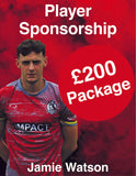 Jamie Watson  HOME  Player Kit Sponsorship  Package 3