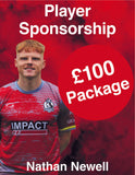 Nathan Newall  AWAY  Player Kit Sponsorship  Package 1