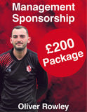 Oliver Rowley  AWAY  Kit Sponsorship  Package 3